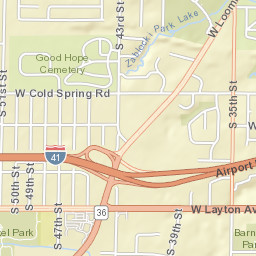 4701-4841 South 43rd Street, Greenfield, WI  Street Map