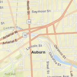 17 North Street, Auburn, NY 13021, USA Street Map