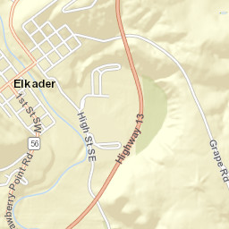 Bridge Street, Elkader, IA 52043, USA Street Map