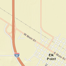 100-198 W Main St, Elk Point, SD 57025 Street Map