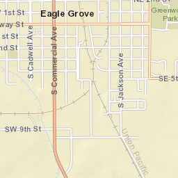116 North Garfield Avenue Eagle Grove Street Map