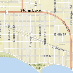 622 Lake Ave, Storm Lake, IA 50588, USA Street Map