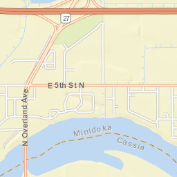 100 Overland Ave, Burley, ID 83318 Street Map