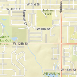 1902-1924 West 12th Street, Cedar Falls, IA Street Map