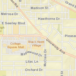 5312 University Avenue, Cedar Falls, IA  Street Map