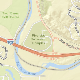 4279 War Eagle Drive, Sioux City, IA 51109 Street Map