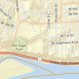 State Highway 12, Sioux City, IA 51109 Street Map