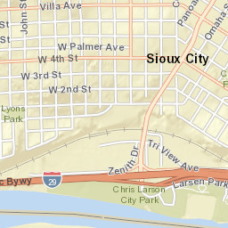 Interstate 29, Sioux City, IA 51103, USA Street Map