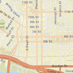 413 Pierce Street, Sioux City, IA 51101, USA Street Map