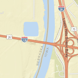 Interstate 129, Sioux City, IA 51111, USA Street Map
