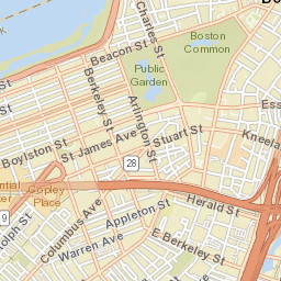 Boston, Massachusetts Street Map