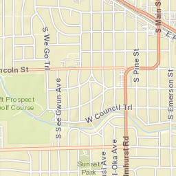 121 S Emerson St, Mt Prospect, IL 60056, USA Street Map