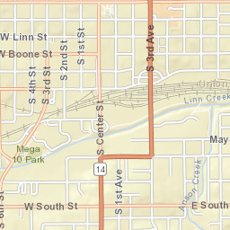 1-99 North 1st Avenue, Marshalltown, IA Street Map