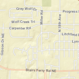 1720 Litchfield Drive, Hiawatha, IA 52233 Street Map