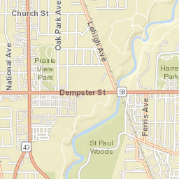 8751 Lincoln Avenue, Morton Grove, IL Street Map