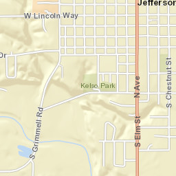 107 North Chestnut Street, Jefferson, IA  Street Map