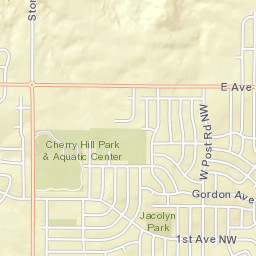 101 Leroy Street Southwest, Cedar Rapids Street Map