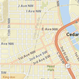 611-625 C Ave NW Cedar Rapids IA Street Map