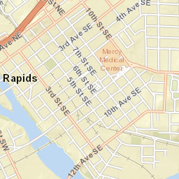 866 5th Ave SE Cedar Rapids IA Street Map