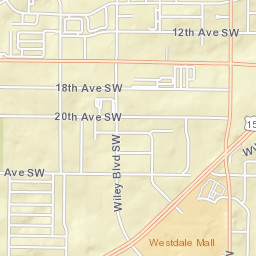 3426-3524 16th Ave SW Cedar Rapids Street Map