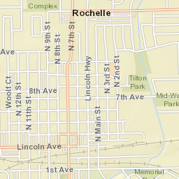 425 Lincoln Hwy, Rochelle, IL 61068 Street Map
