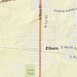 119-123 N Main St, Elburn, IL 60119, USA Street Map