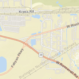 1100 W Washington St, West Chicago, IL Street Map