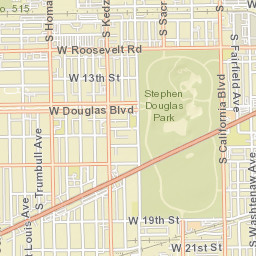 3423-25 West Douglas Boulevard, Chicago Street Map