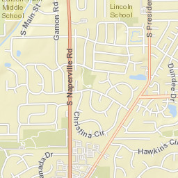 Wheaton, IL 60189 Street Map