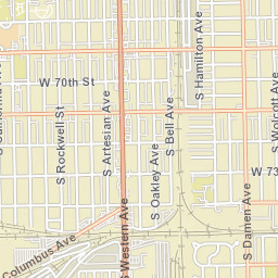 2727-2805 West Columbus Avenue, Chicago Street Map