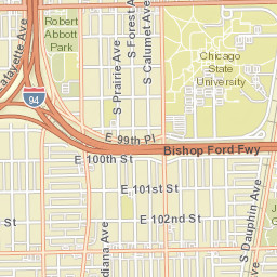 9900-9904 S State St Chicago IL Street Map