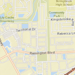 691-697 Bluebird Dr Bolingbrook IL Street Map