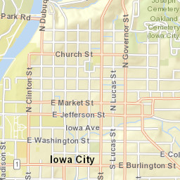 404 S Van Buren St Iowa City IA Street Map