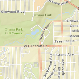 2333-2399 Kenwood Blvd, Toledo Street Map