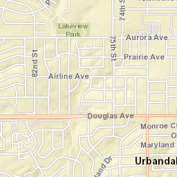 8320 Hammontree Dr Urbandale IA Street Map