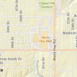 3217 61st Street Des Moines IA Street Map