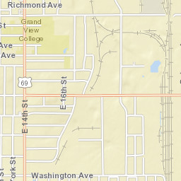 1526-1532 East 15th Street Des Moines IA Street Map