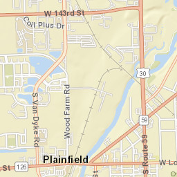 24611 Patriot Square Drive South, Plainfield Street Map