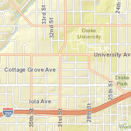 2600-2616 Forest Ave Des Moines IA Street Map