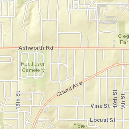 1117-1131 19th Street, West Des Moines, IA Street Map