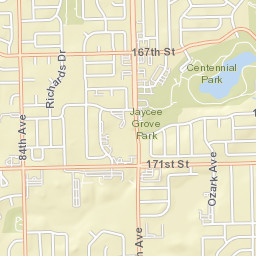 7707-7715 166th St Tinley Park IL Street Map