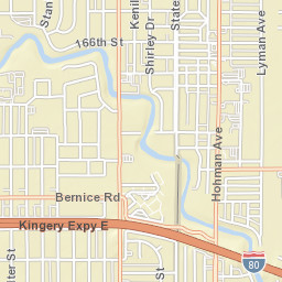 3601-3799 175th Street, Lansing, IL Street Map