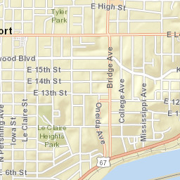 1701 E 12th St Davenport IA 52803 Street Map