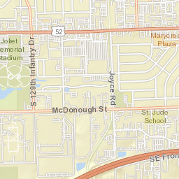 90 Barney Drive, Illinois and Michigan Canal Street Map