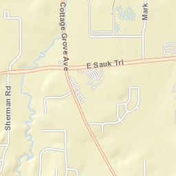 1036 East Sauk Trail, Chicago Heights, IL Street Map