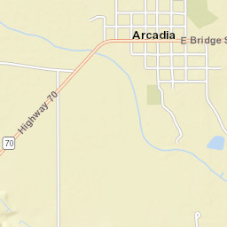 Highway 70, Arcadia, NE 68815, USA Street Map