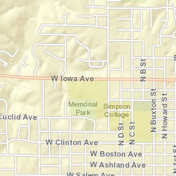 100 South Buxton Street, Indianola, IA 50125 Street Map