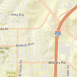 5916 North 108th Street, Omaha, NE Street Map