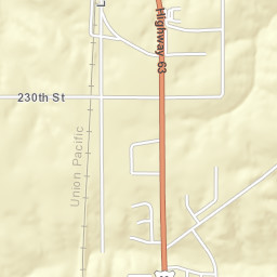 334-398 East Glendale Road, Oskaloosa, IA Street Map