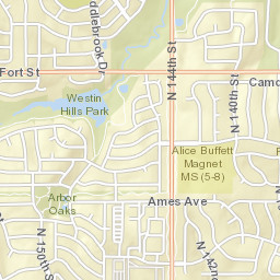 4801-4899 N 147th St Omaha NE Street Map